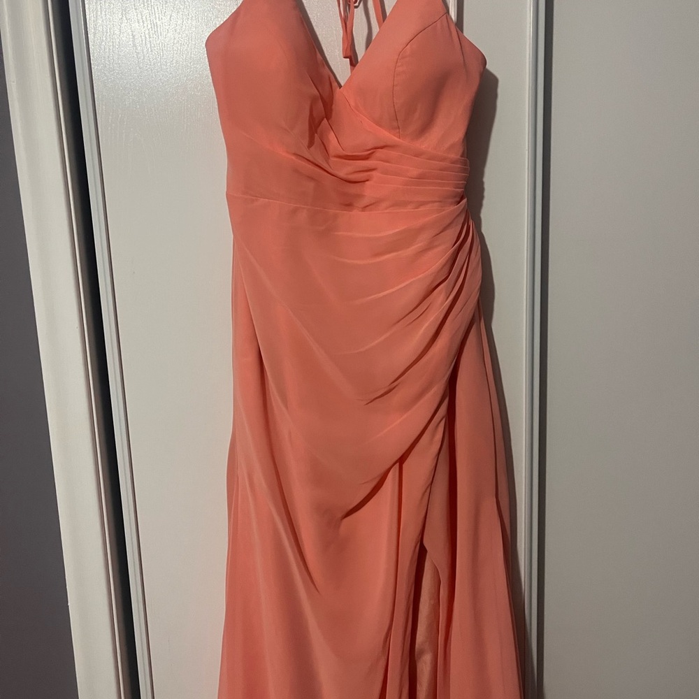 Coral Bridesmaid Dress